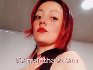 Samantha_swam